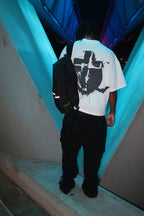 Tempted Mindz streetwear graphic tee on model